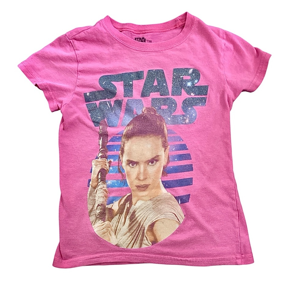 Disney Store Star Wars Rey T Shirt Girls Size 7
